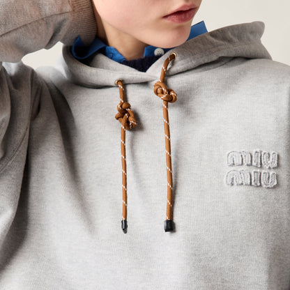 Cotton fleece sweatshirt