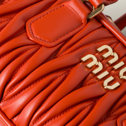 Arcadie matelassé nappa leather bag