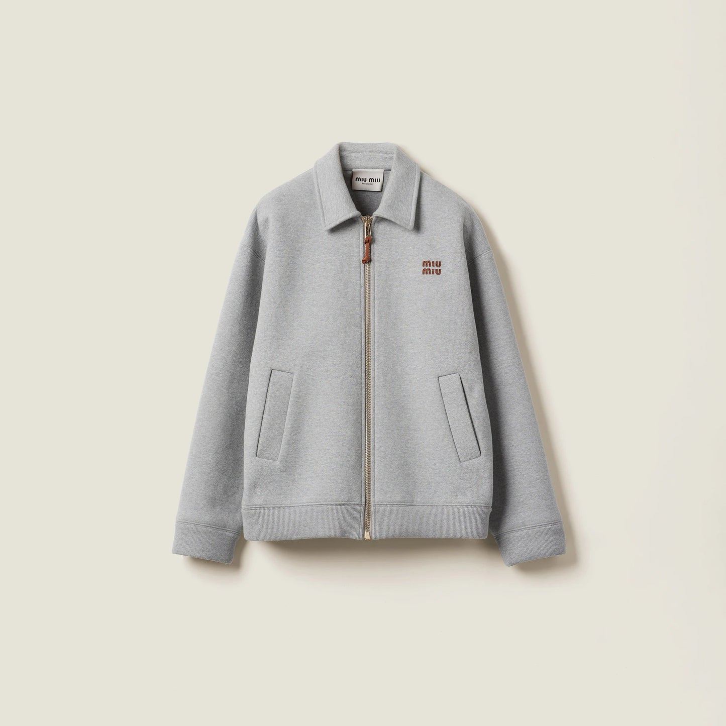 Jersey blouson jacket