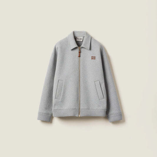 Jersey blouson jacket
