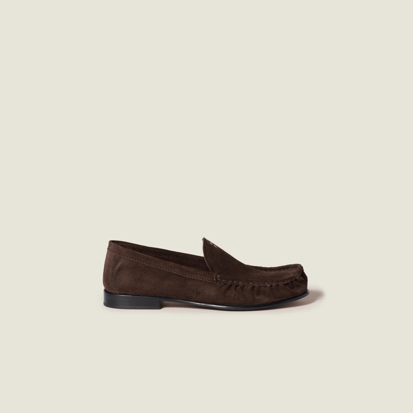 Suede loafers