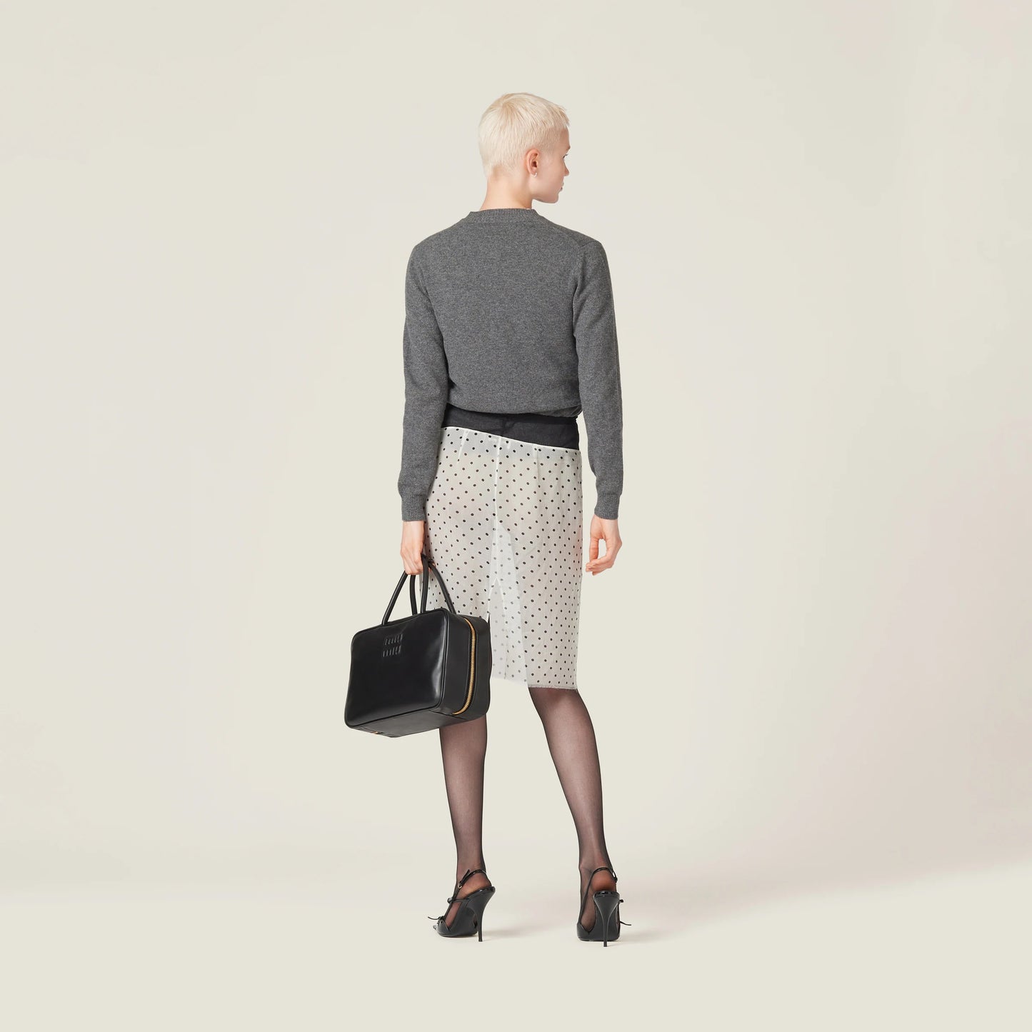 Cashmere knit cardigan