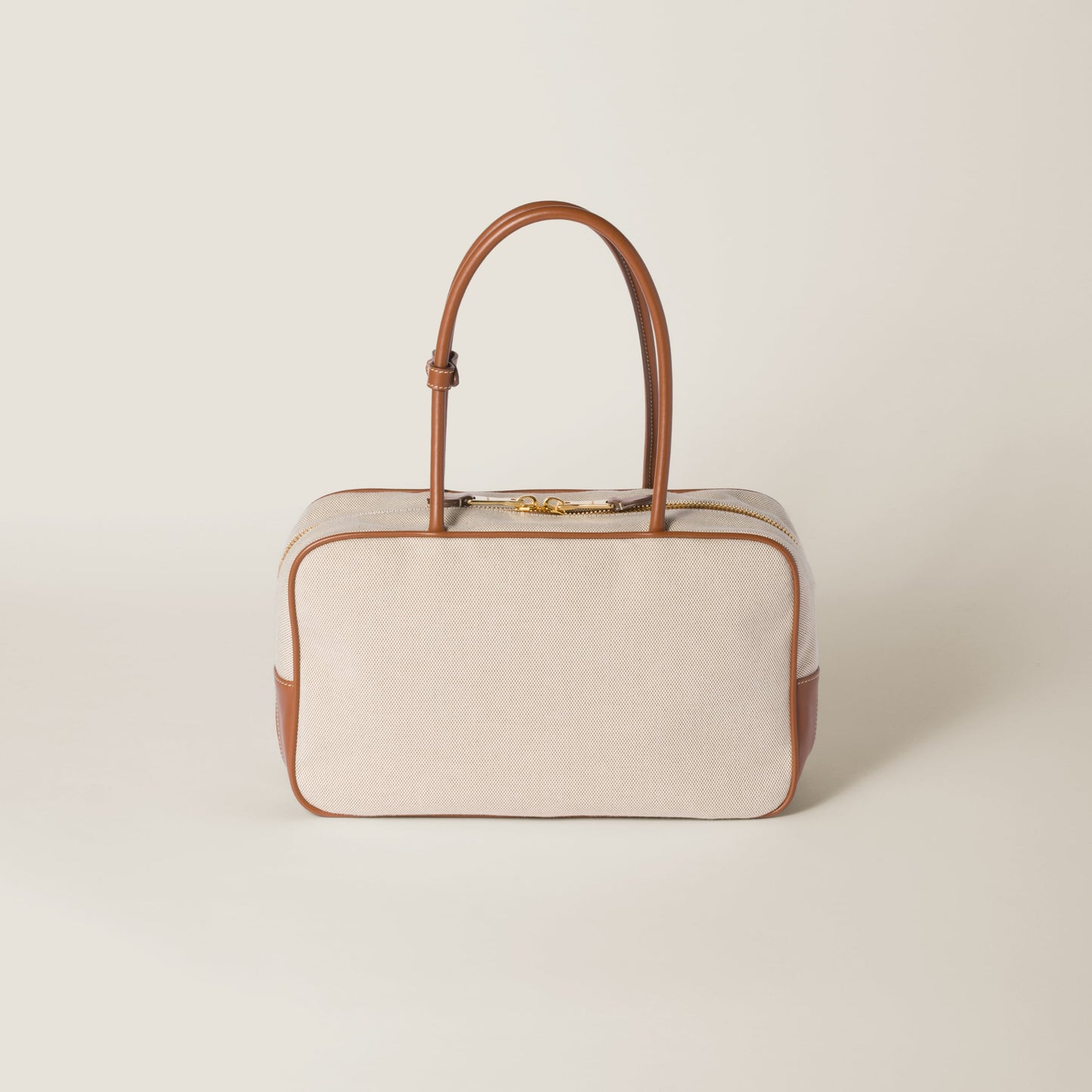 Beau canvas and leather bag