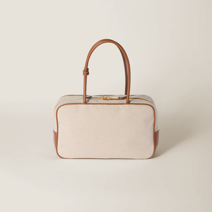 Beau canvas and leather bag