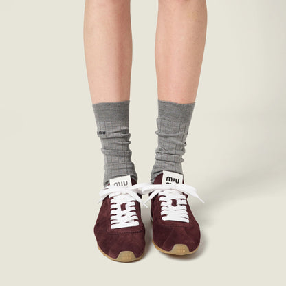 Plume suede sneakers