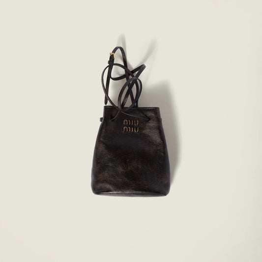 Nappa leather pouch