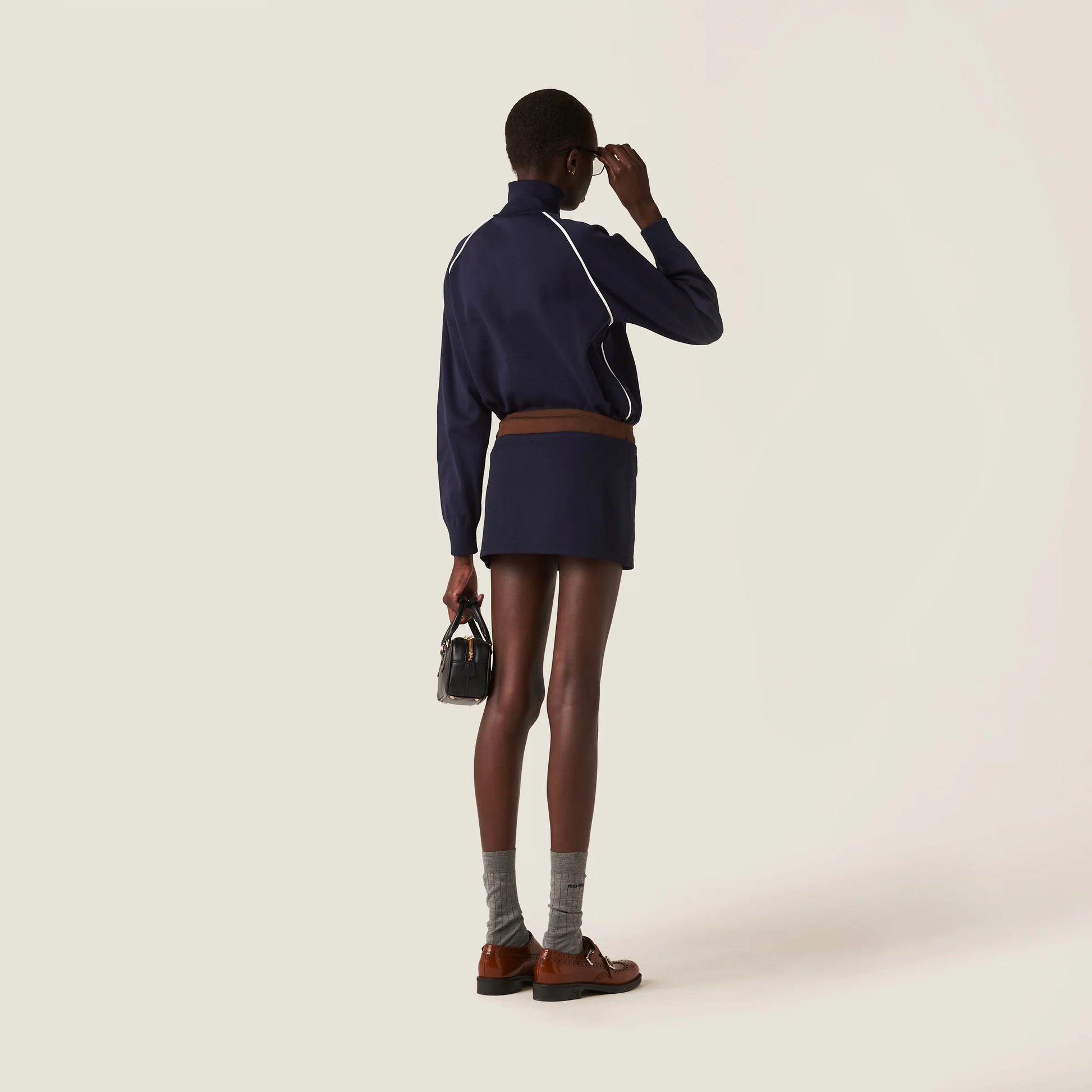 Technical yarn miniskirt