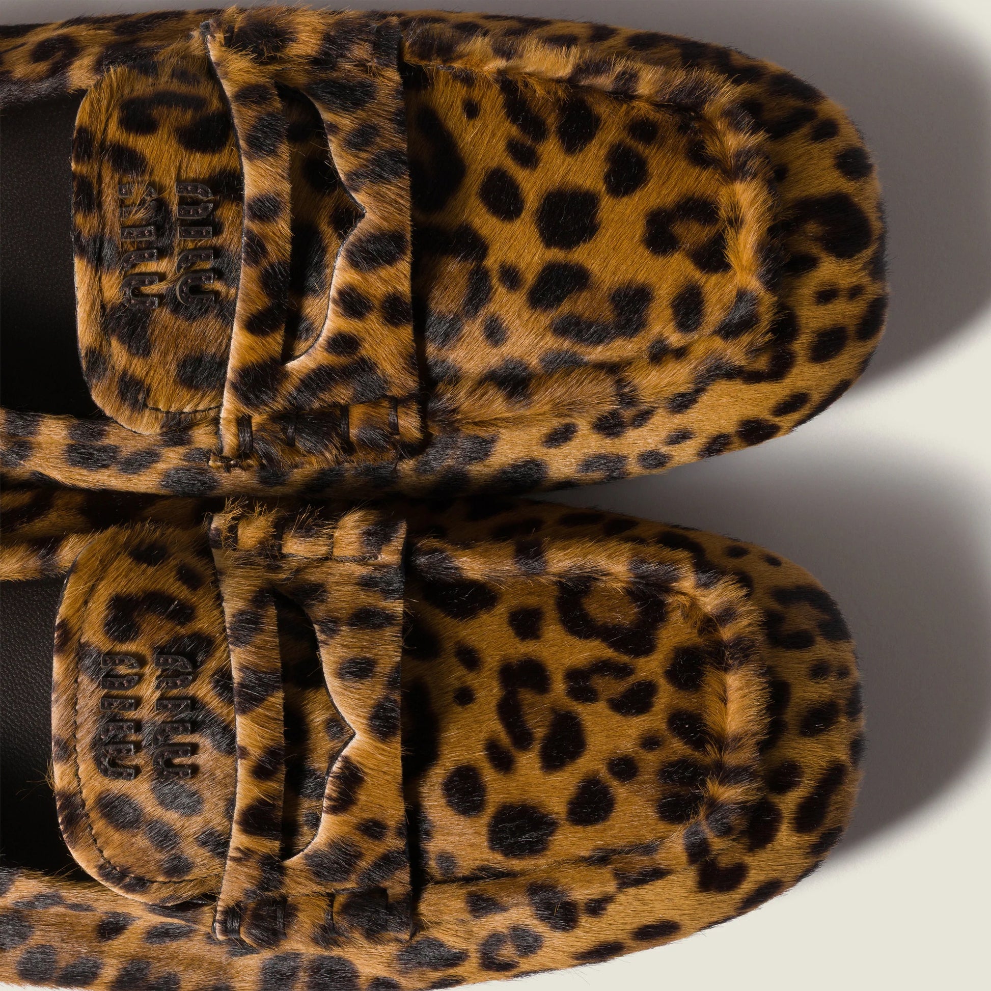 Ruches printed leather loafers