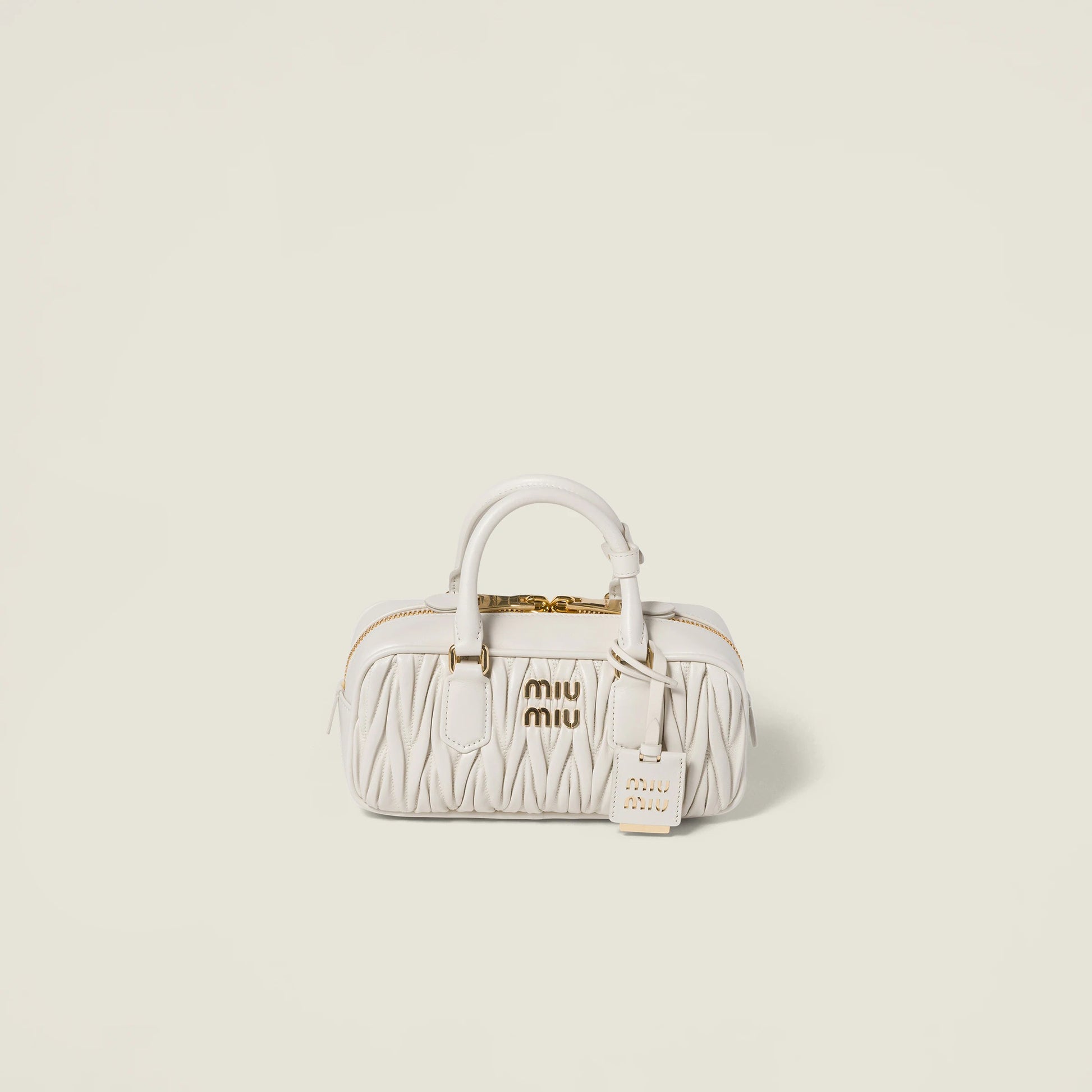Arcadie matelassé nappa leather bag