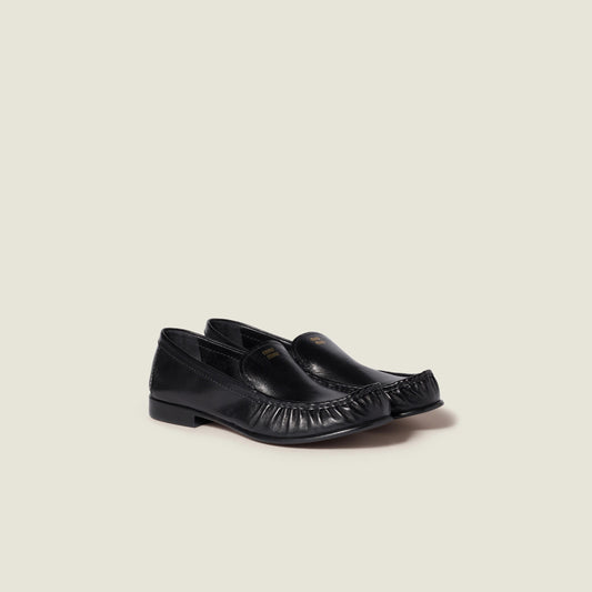 Buffalo leather loafers