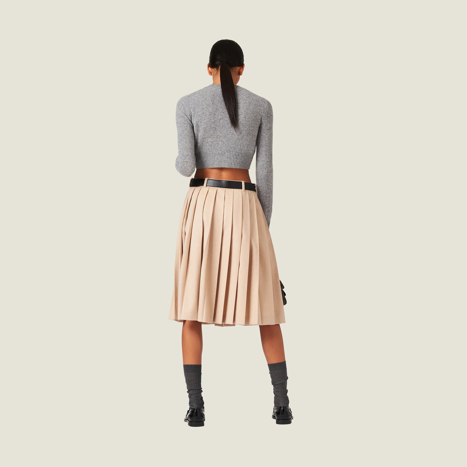 Wool and cashmere sweater
