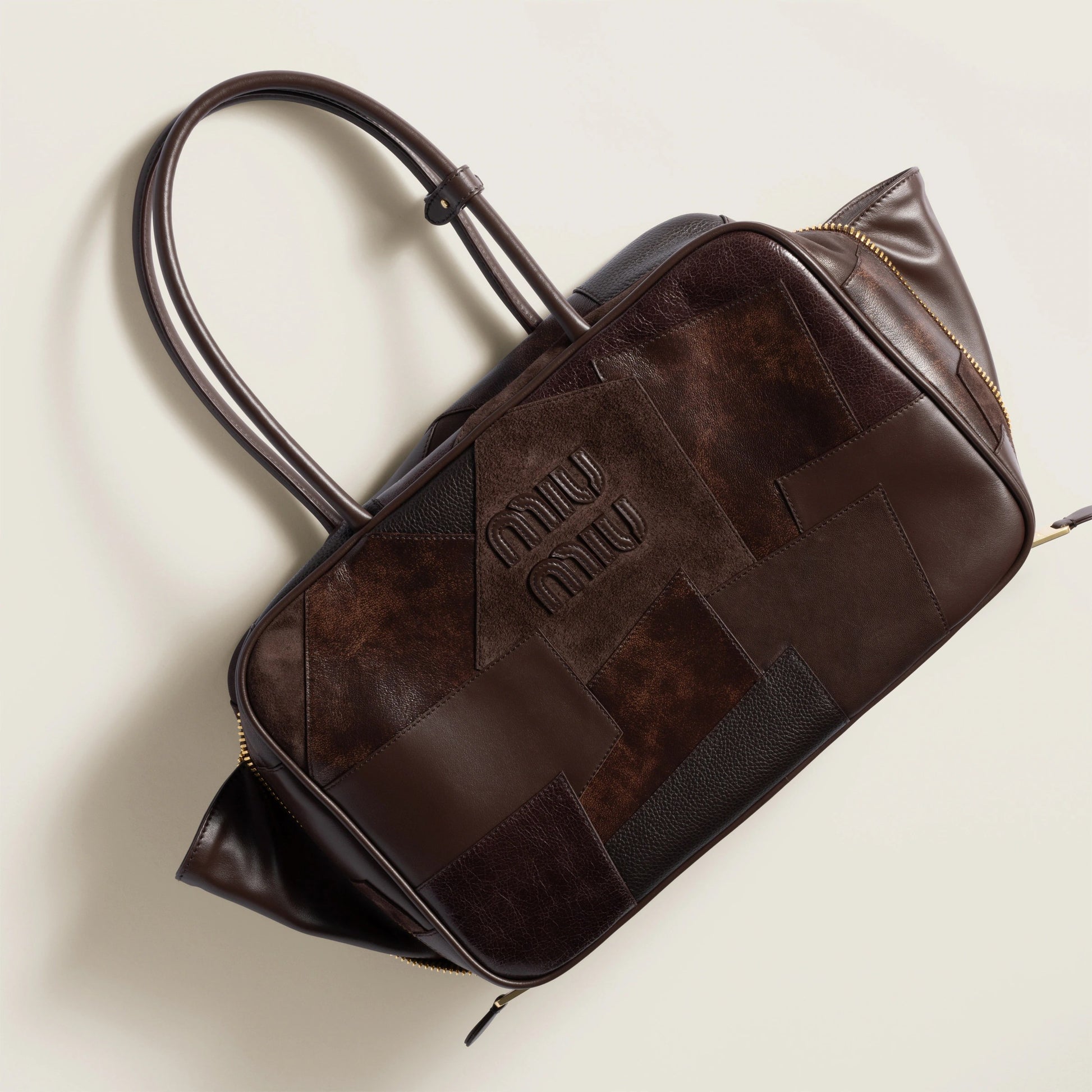 Leather patchwork Beau bag