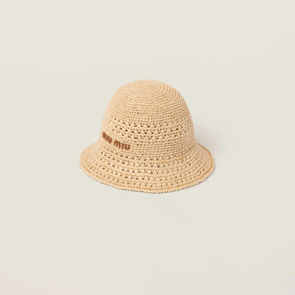 Woven fabric hat