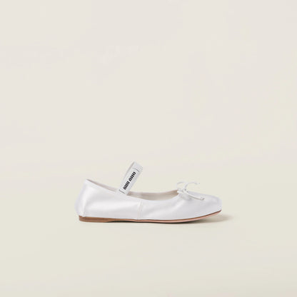 Satin ballerinas