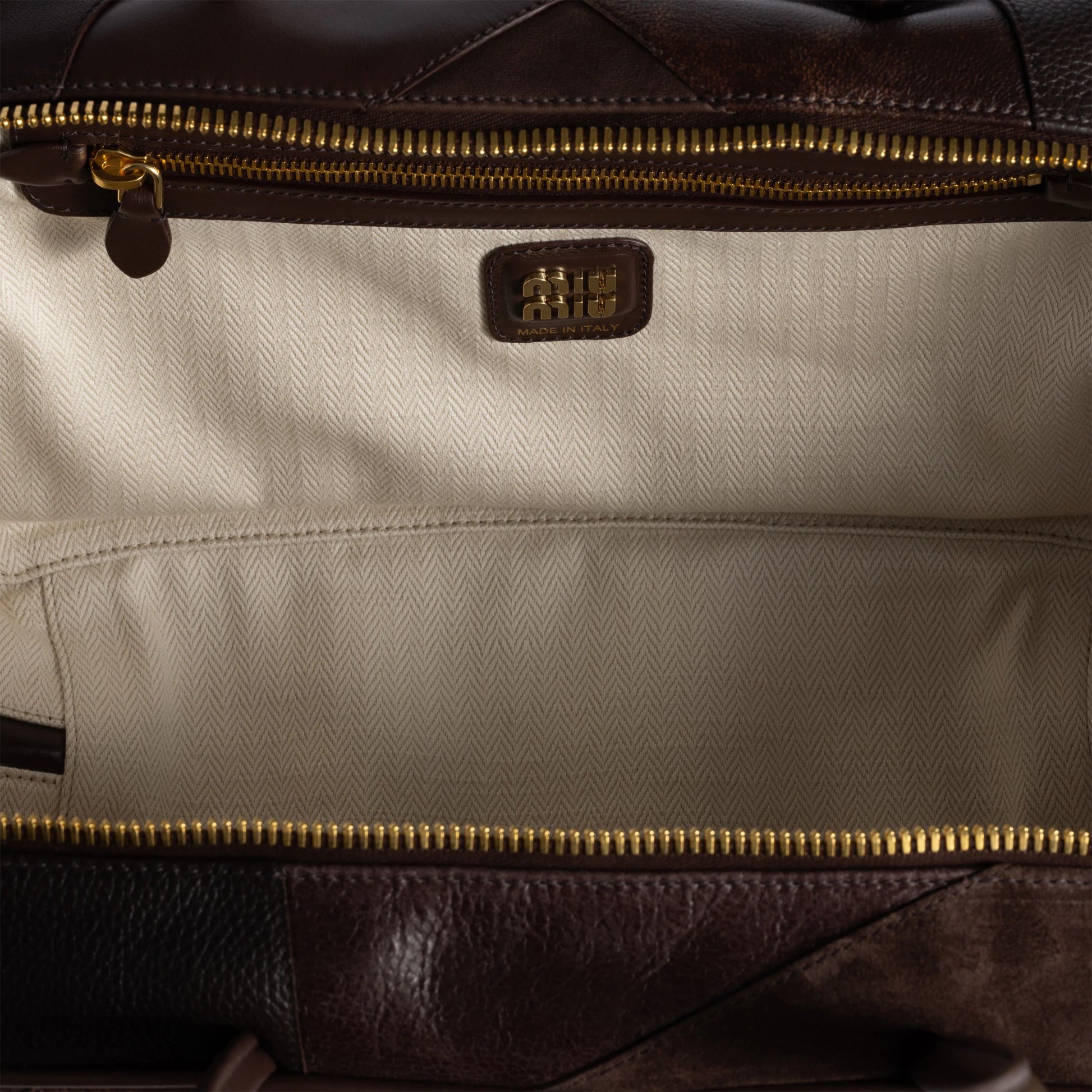 Leather patchwork Beau bag