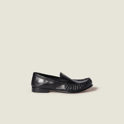 Buffalo leather loafers