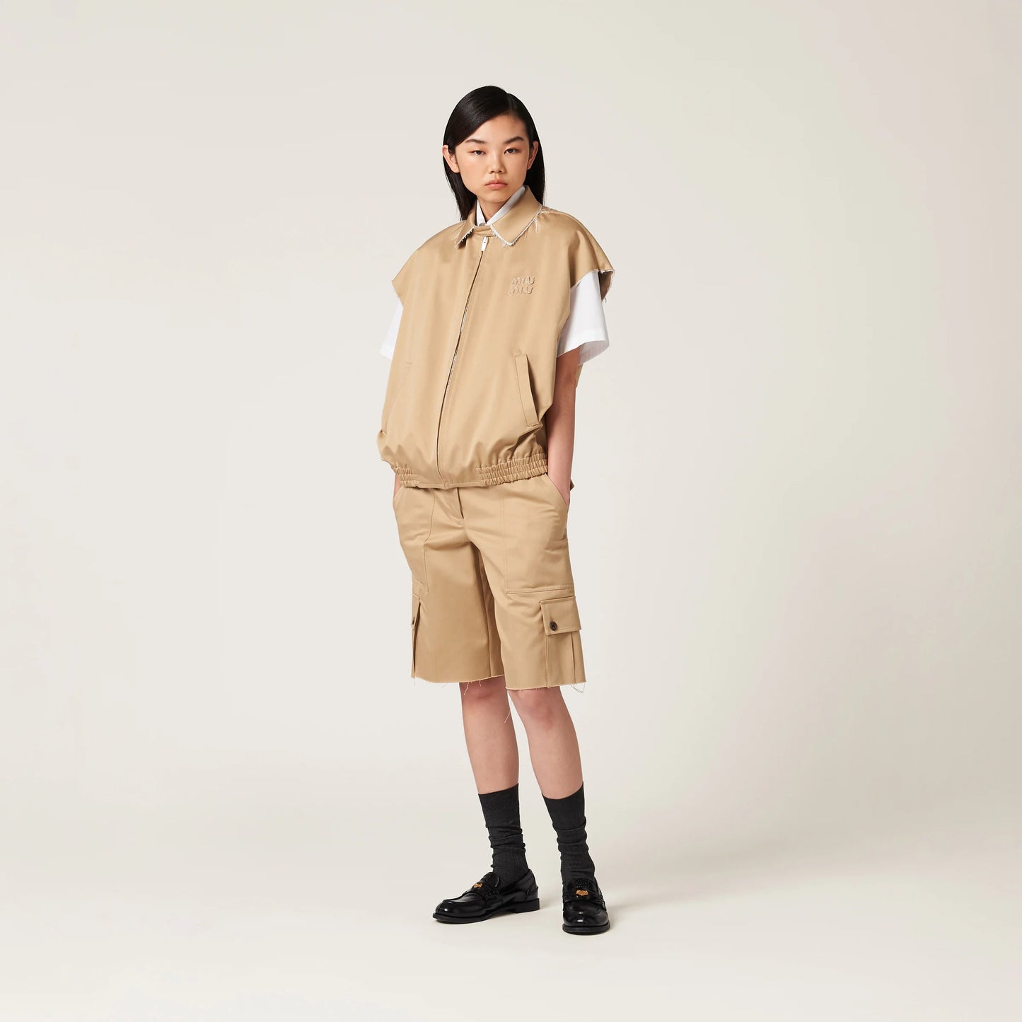 Chino blouson jacket