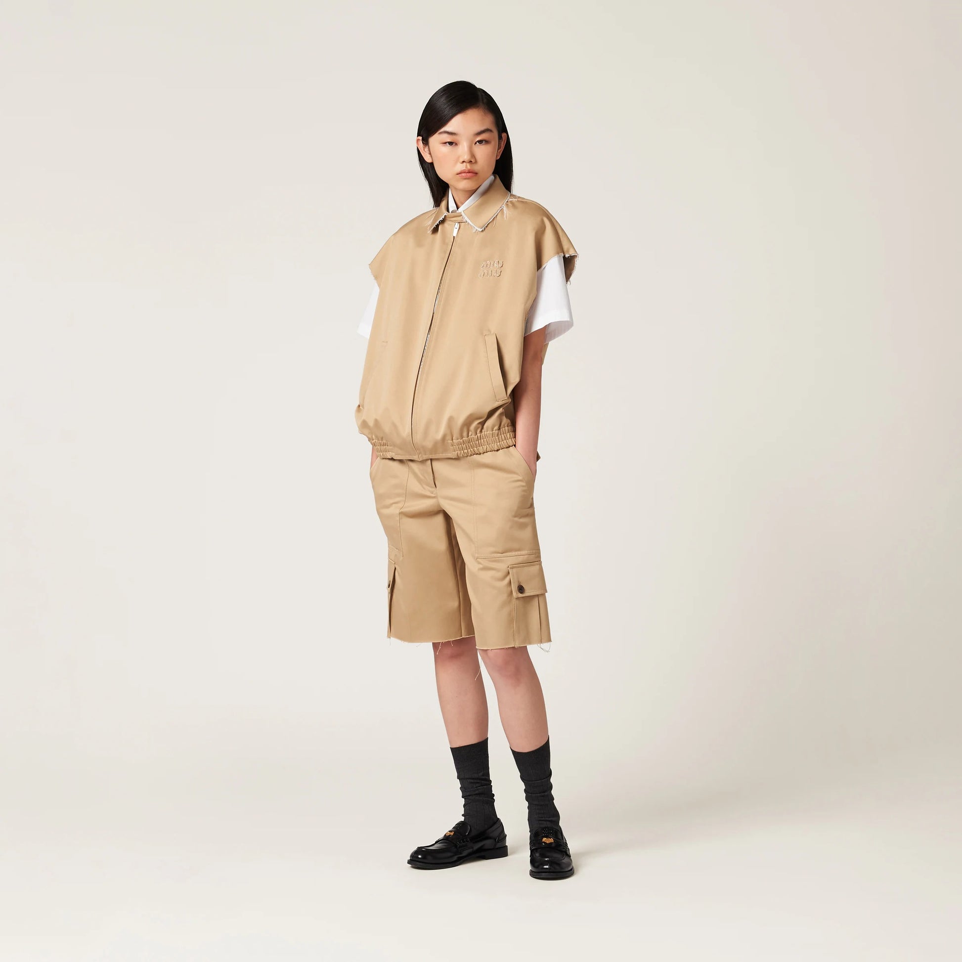 Chino blouson jacket