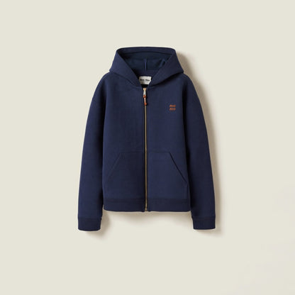 Jersey hoodie jacket