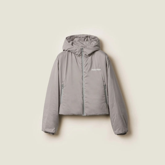 Technical pongé jacket