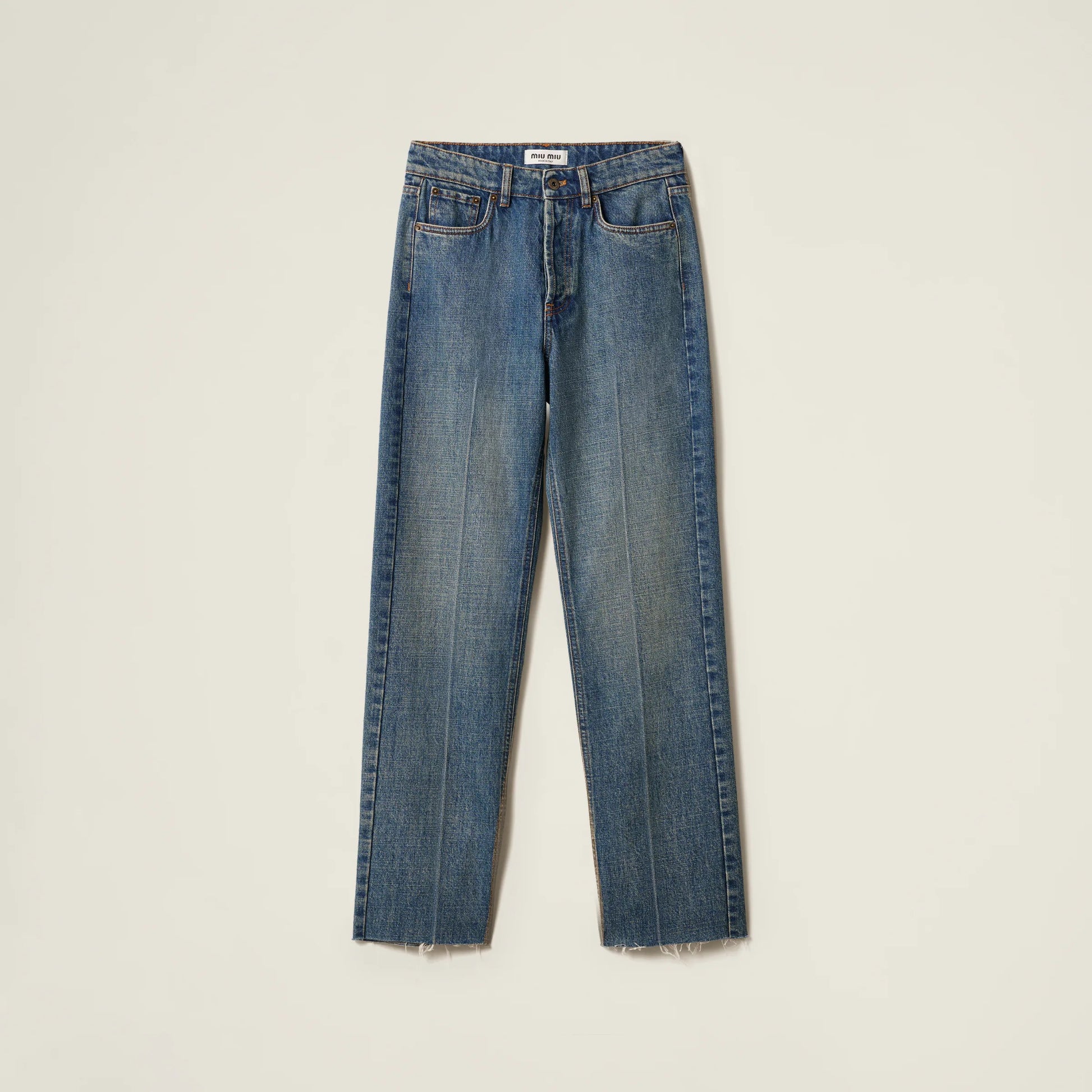 Denim five-pocket jeans