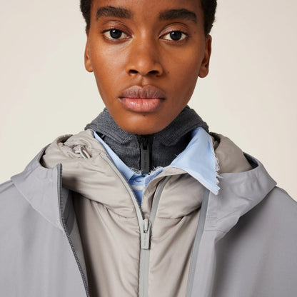 Technical pongé jacket