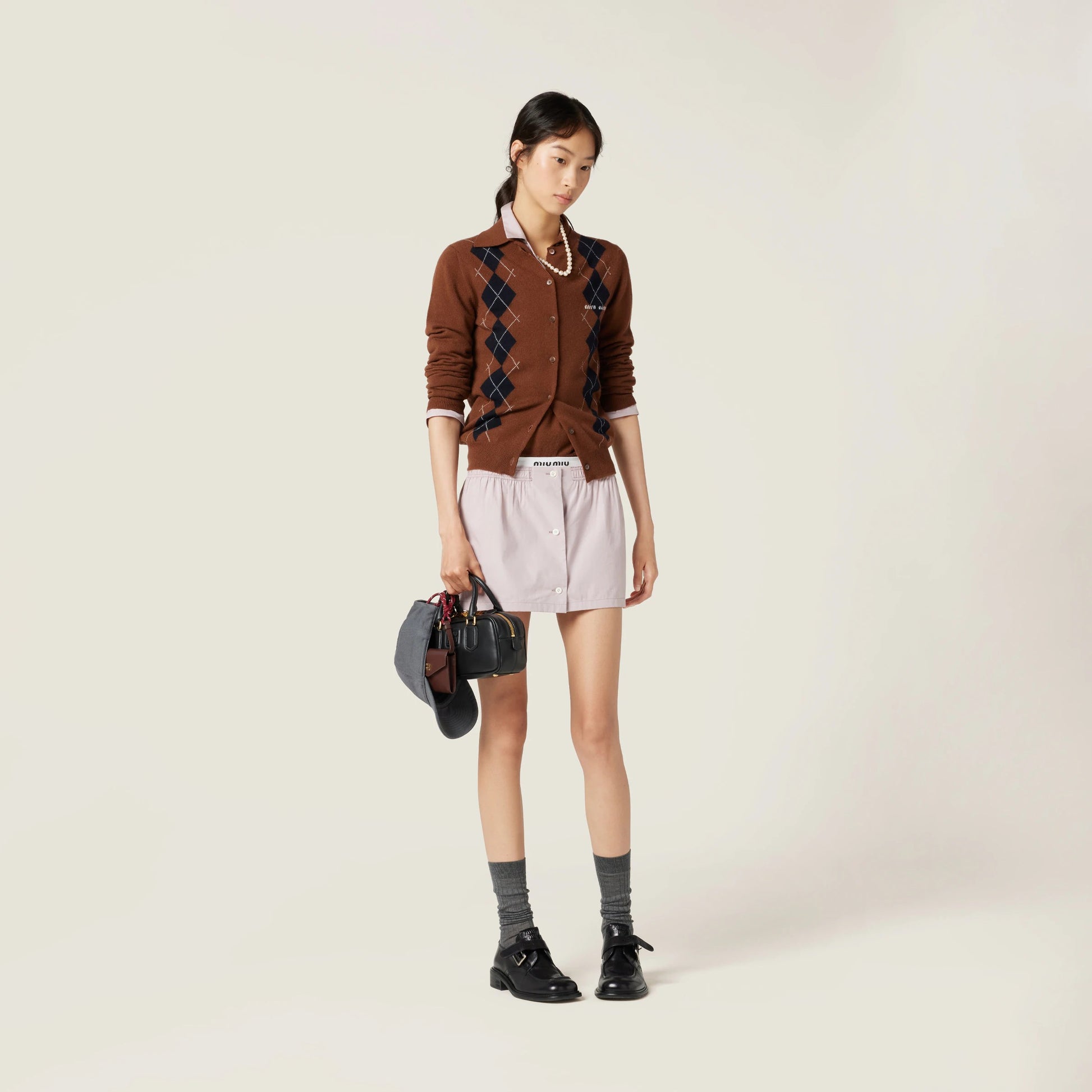 Cashmere knit cardigan