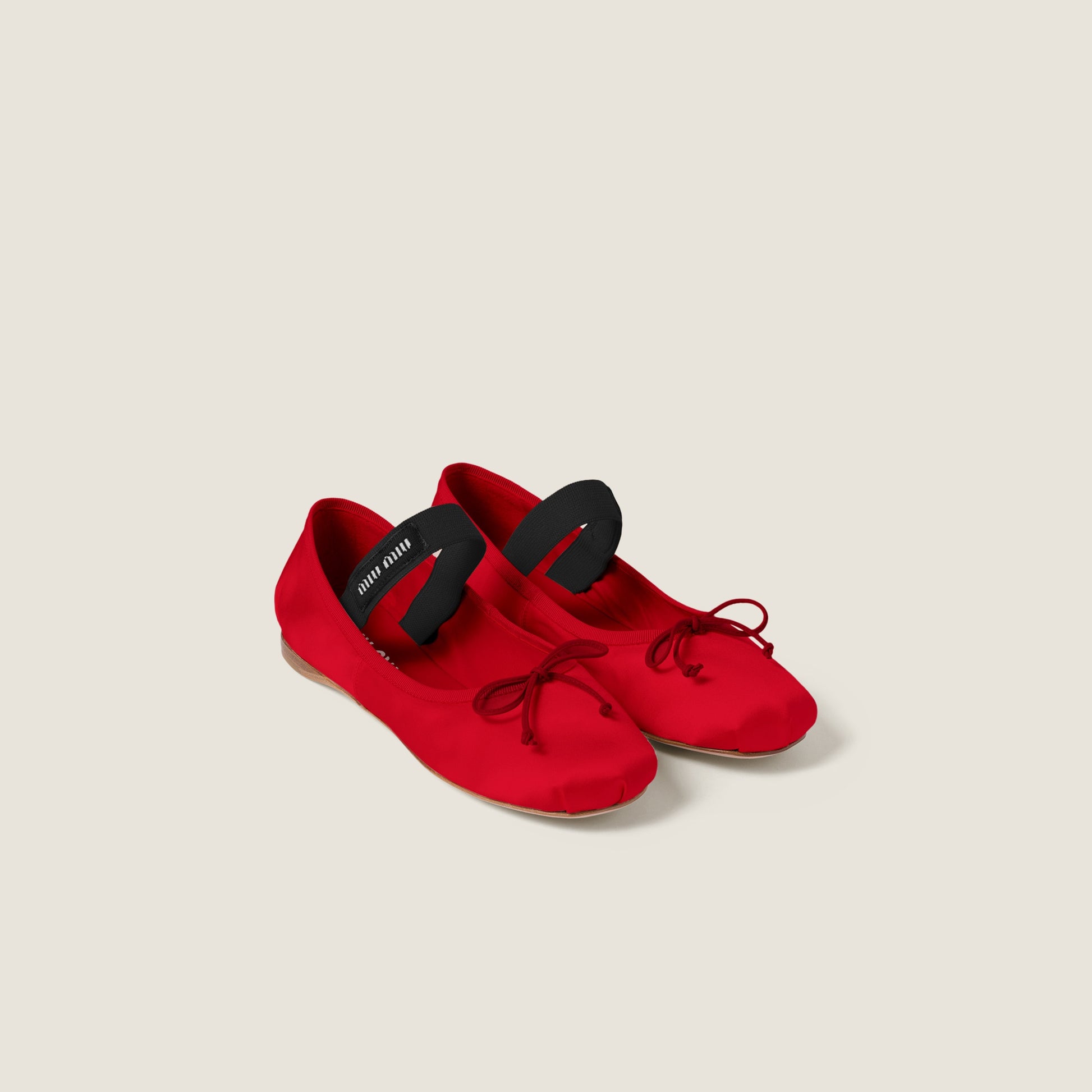 Satin ballerinas