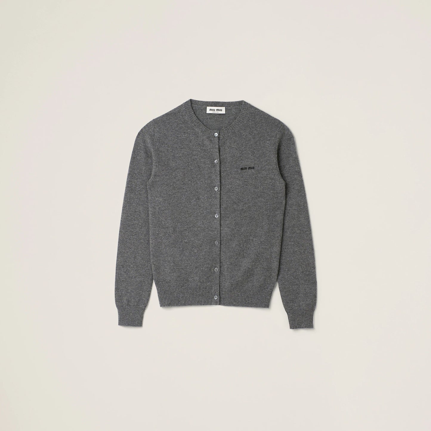 Cashmere knit cardigan