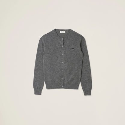 Cashmere knit cardigan