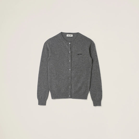 Cashmere knit cardigan