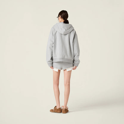 Cotton fleece shorts