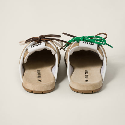 New Balance X Miu Miu 530 SL faded suede mules