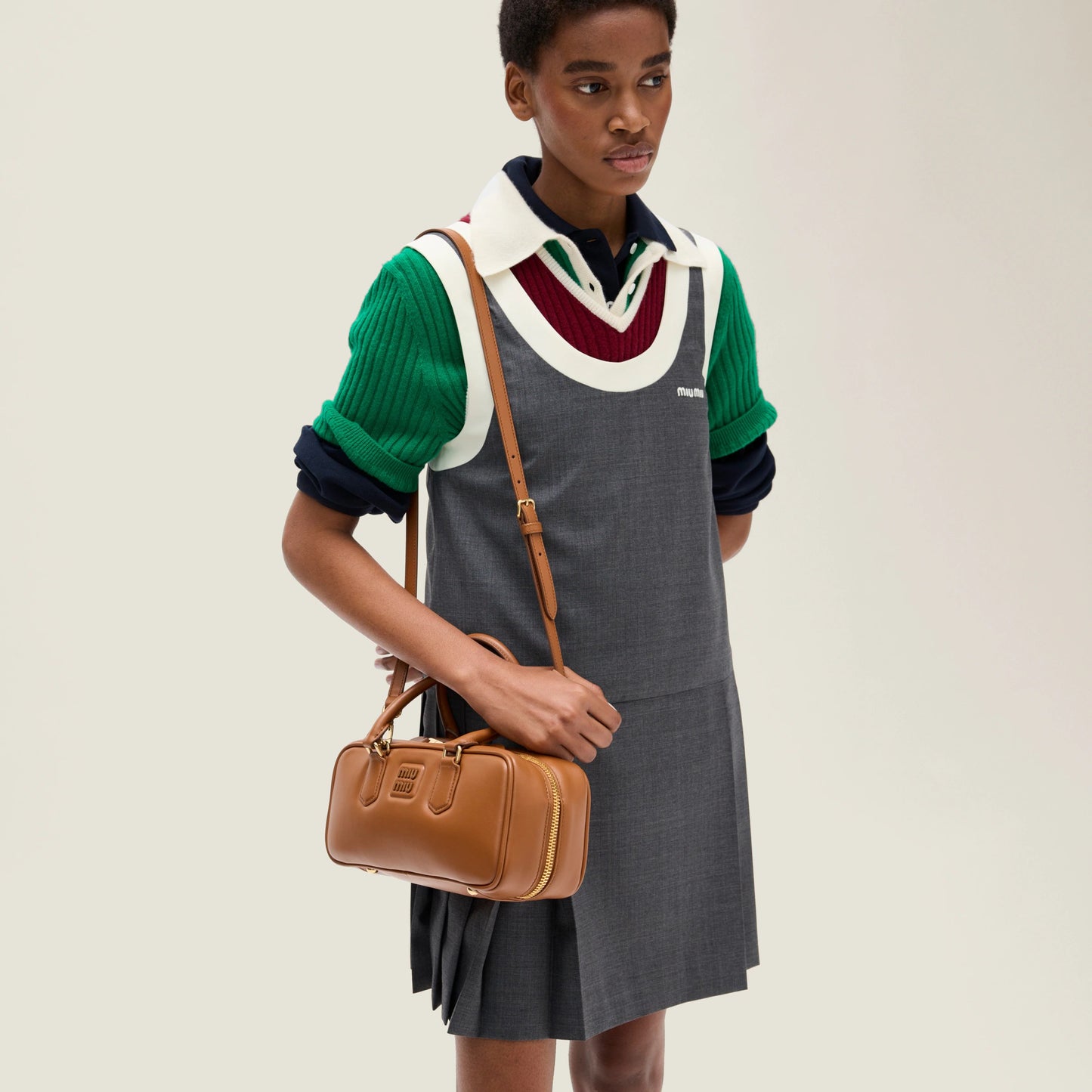 Arcadie leather bag