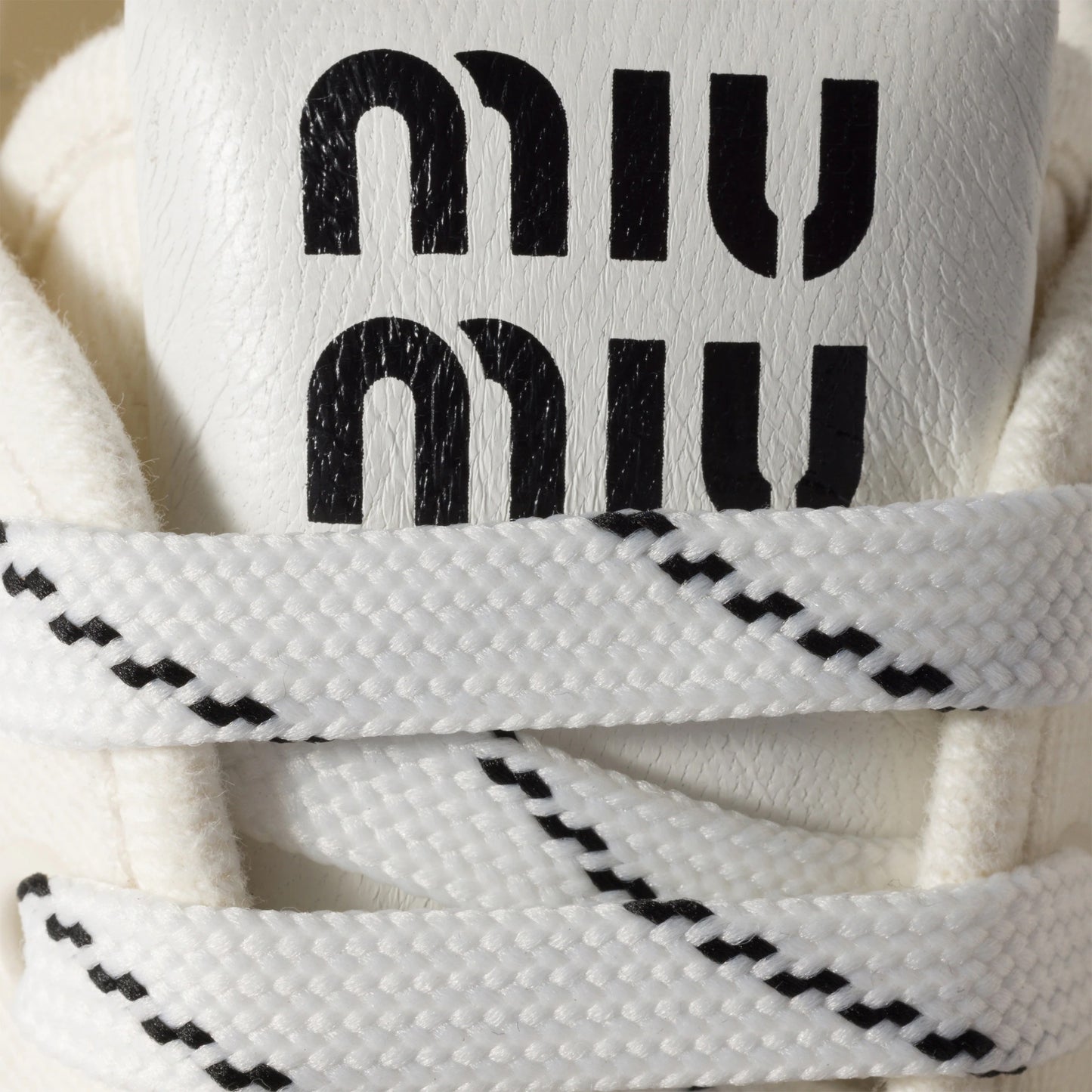 Denim sneakers with logo