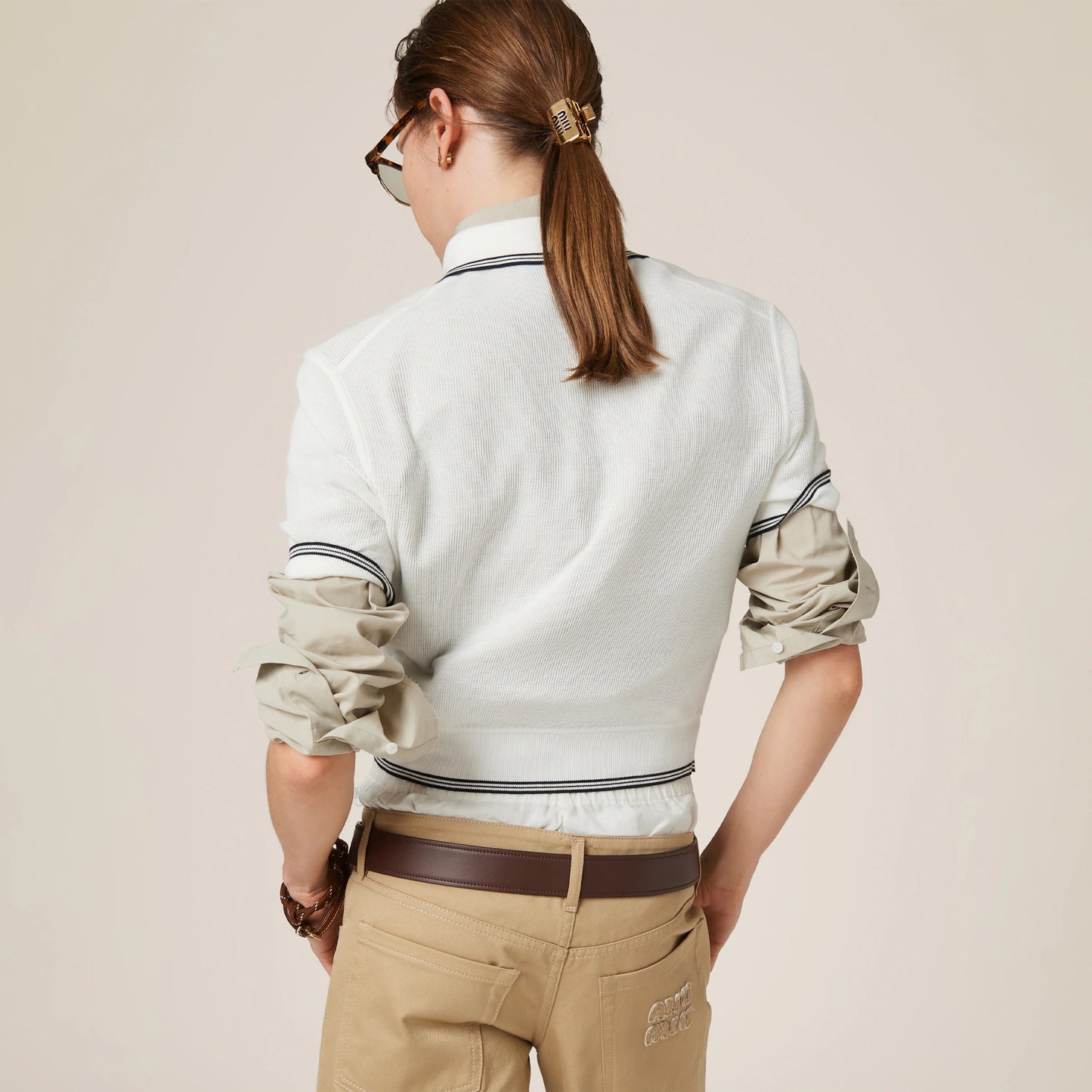 Cotton jersey polo shirt