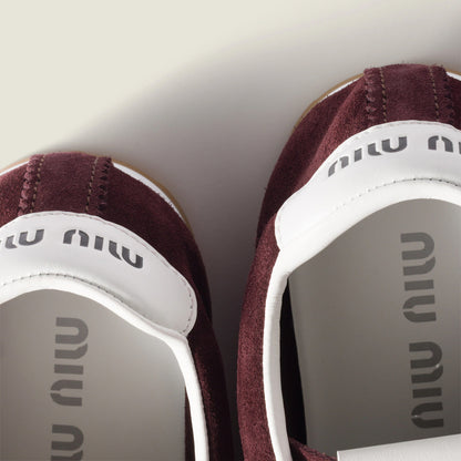 Plume suede sneakers