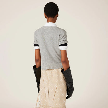 Ribbed jersey T-shirt