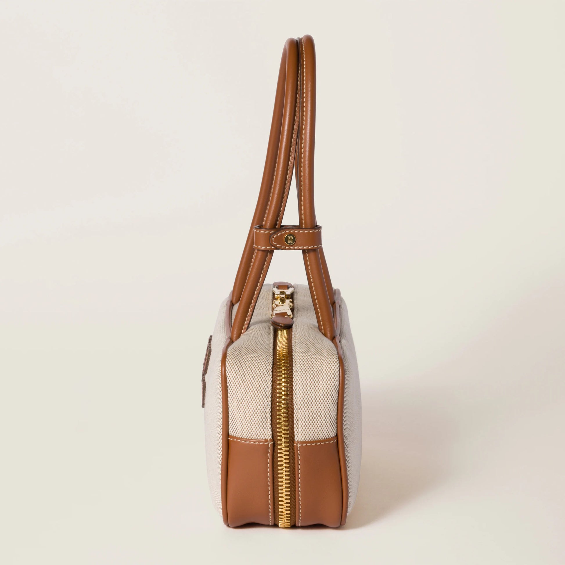 Beau canvas and leather bag