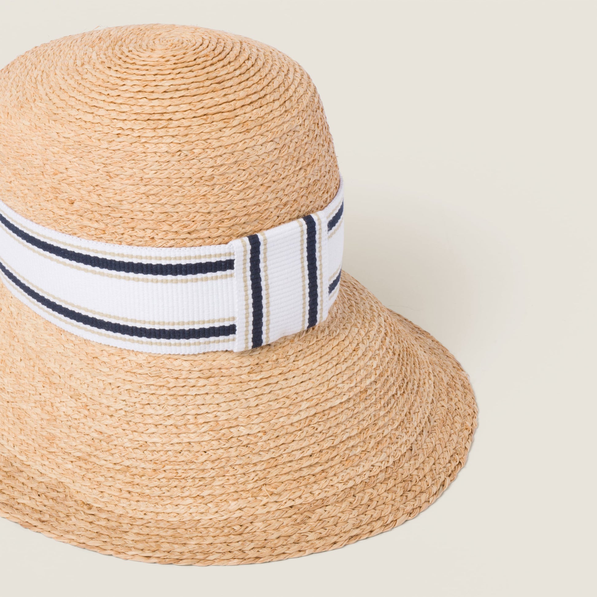 Woven fabric hat