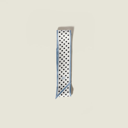 Printed twill scarf