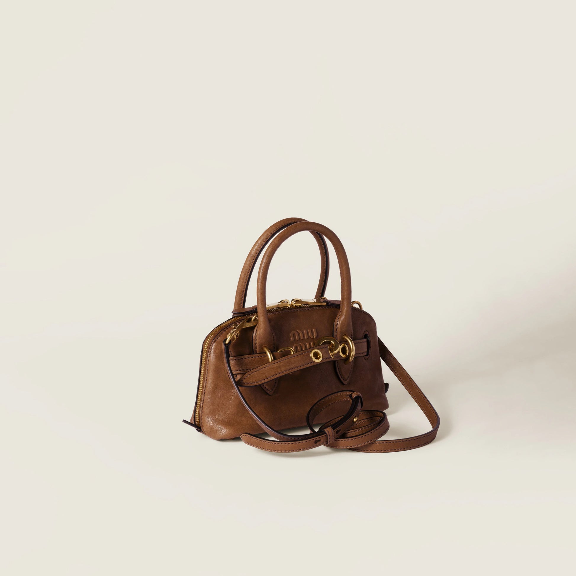 Aventure mini nappa leather bag