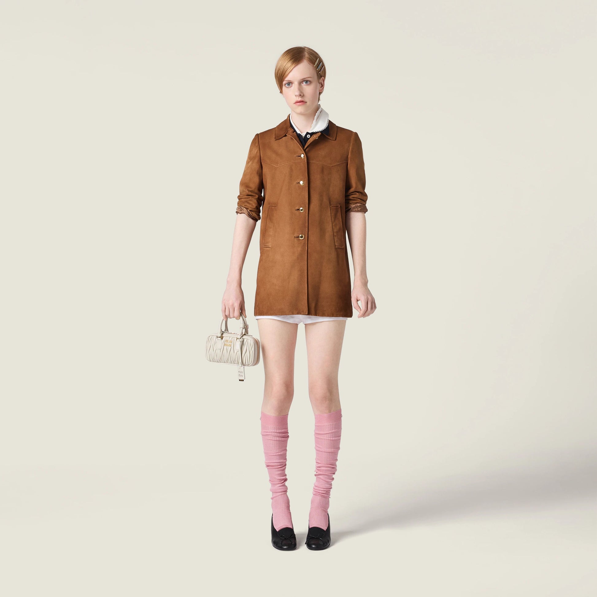 Arcadie matelassé nappa leather mini-bag