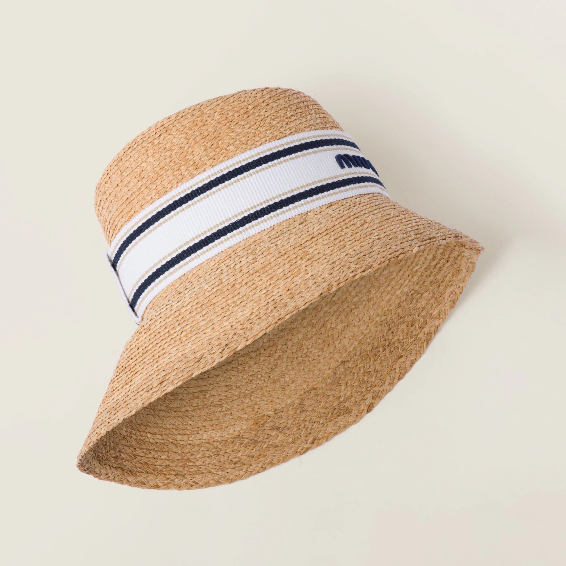 Woven fabric hat