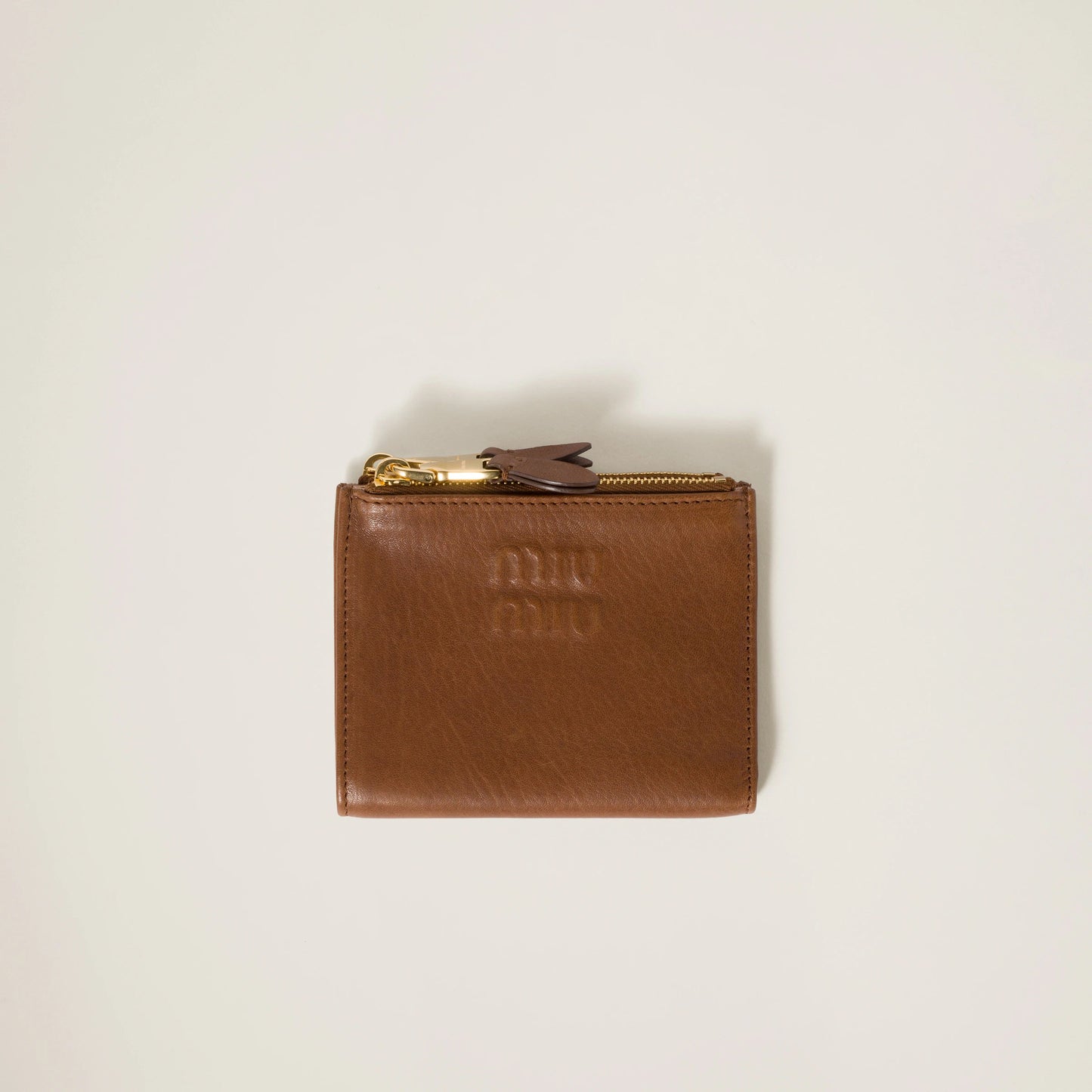 Small nappa leather wallet