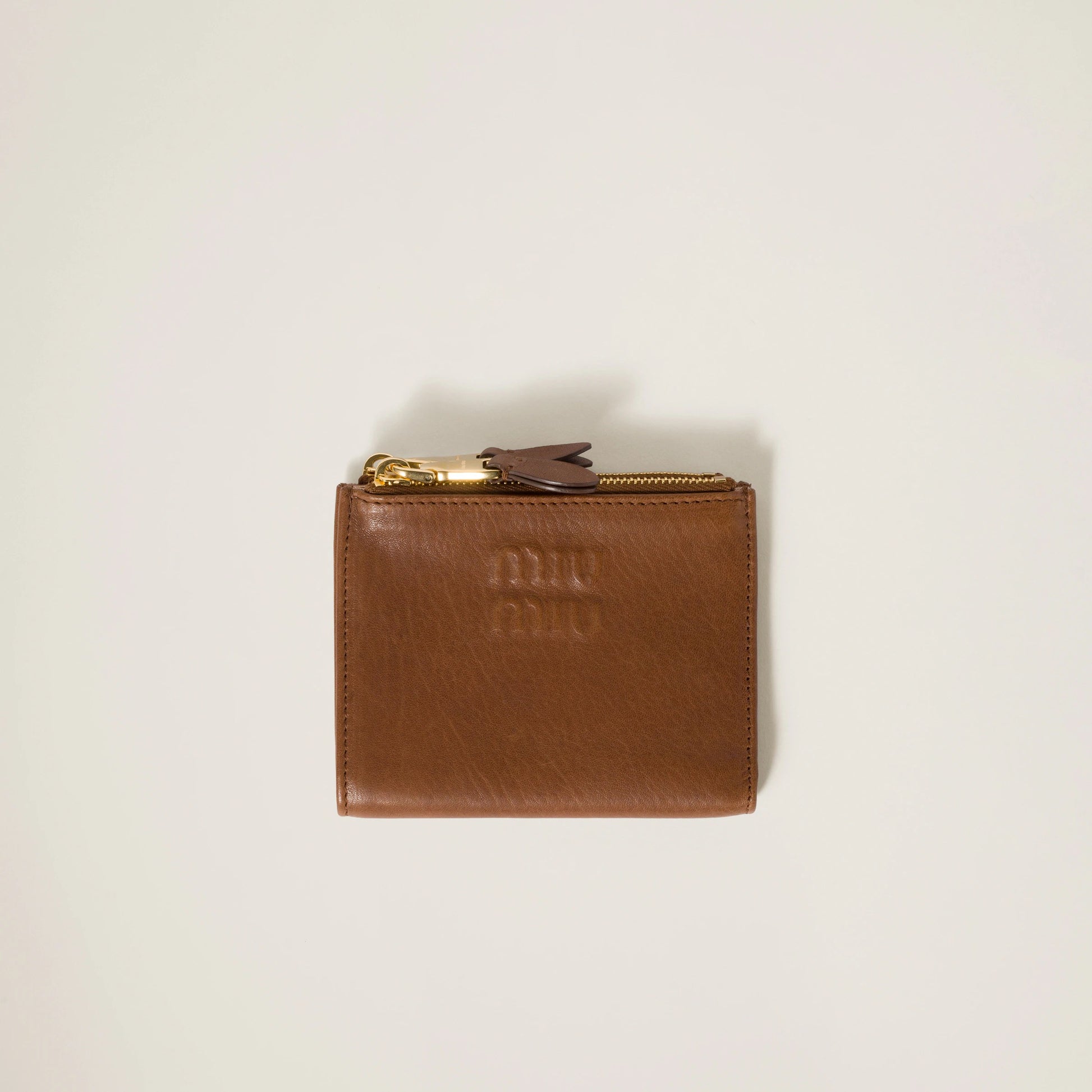 Small nappa leather wallet