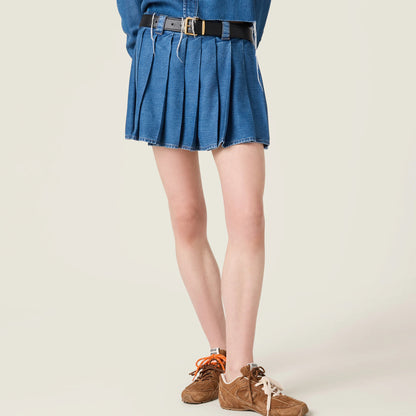 Denim miniskirt