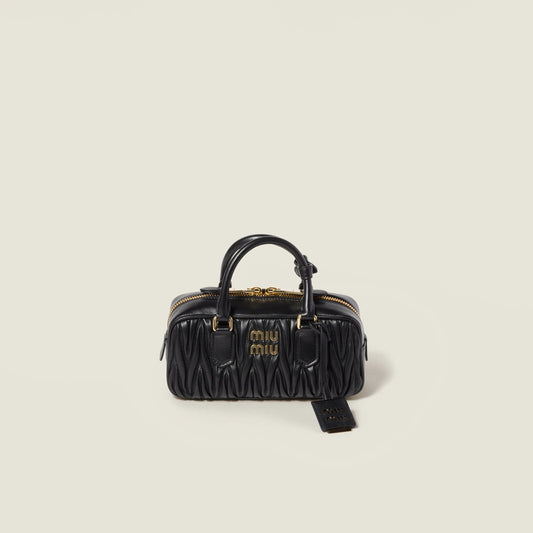 Arcadie matelassé nappa leather bag