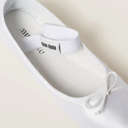 Satin ballerinas
