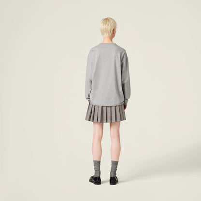 Cotton T-shirt with embroidered logo